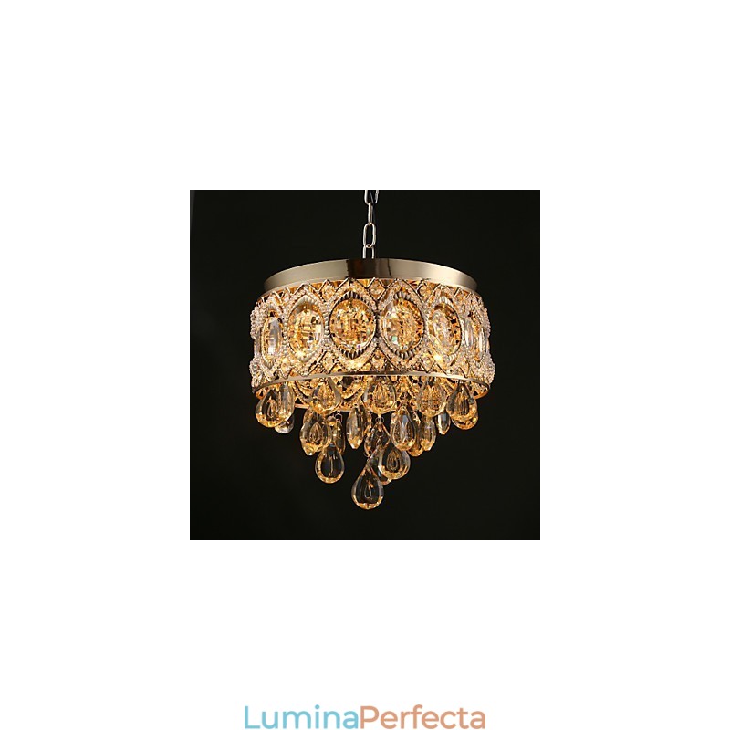 Candelabru din Cristal Champagne Romantic Aur