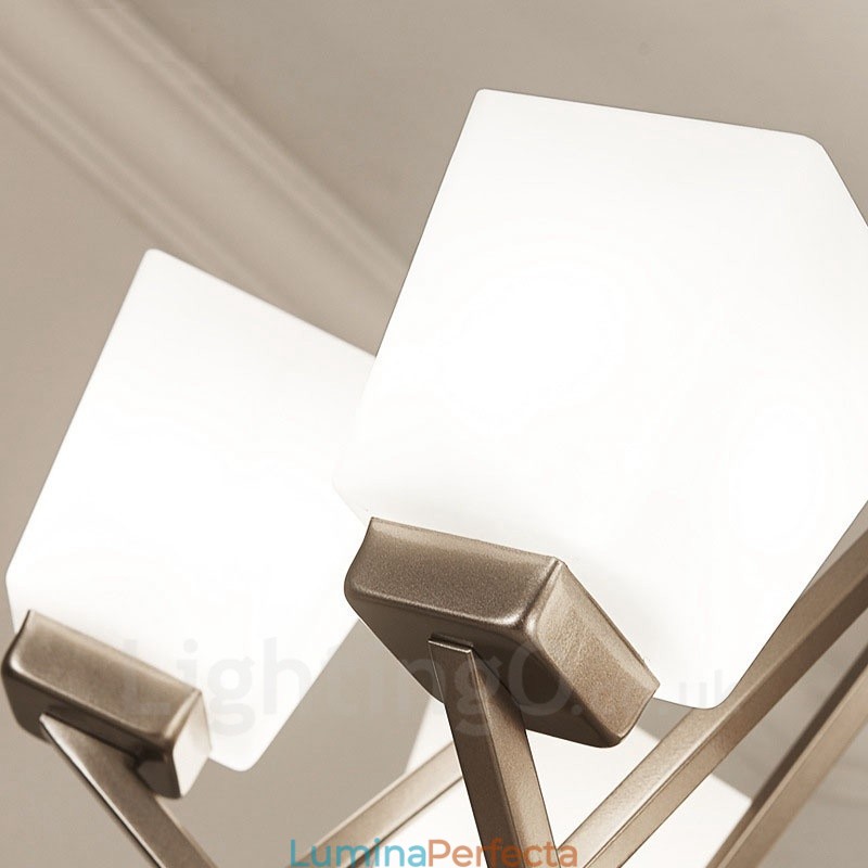 4 lumini crom pandantiv de interior candelabru modern pentru casă de iluminat suspendat lămpi cu abajururi de sticlă