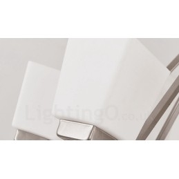 4 lumini crom pandantiv de interior candelabru modern pentru casă de iluminat suspendat lămpi cu abajururi de sticlă