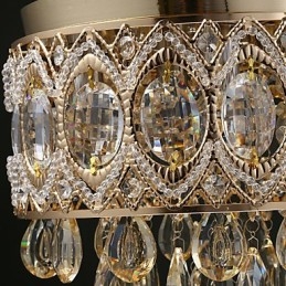 Candelabru din Cristal Champagne Romantic Aur