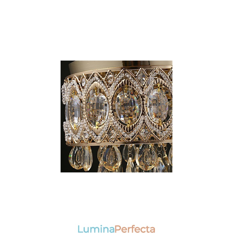 Candelabru din Cristal Champagne Romantic Aur