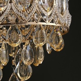Candelabru din Cristal Champagne Romantic Aur