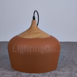 Lampă suspendată modernă contemporană cu 1 lumină, cu abajur alb roșu albastru