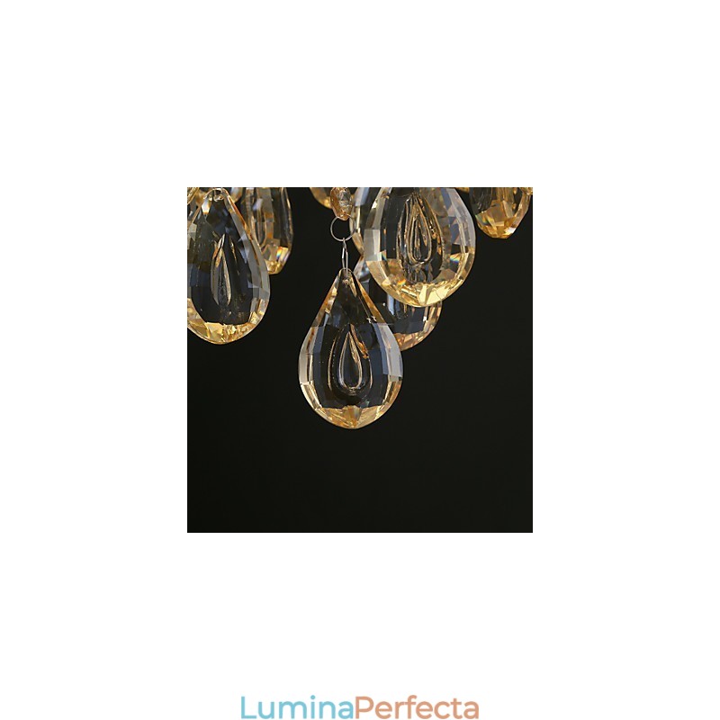 Candelabru din Cristal Champagne Romantic Aur