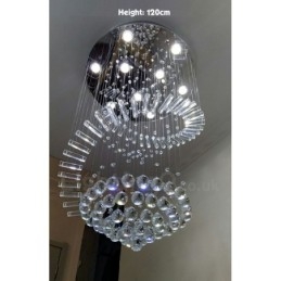 9 Lumini Modern K9 Crystal Plafon pandantiv Candelabru de interior Iluminat Lămpi Corpuri