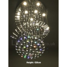9 Lumini Modern K9 Crystal Plafon pandantiv Candelabru de interior Iluminat Lămpi Corpuri