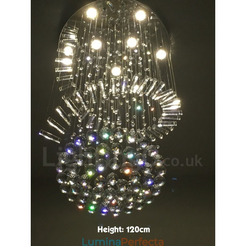 9 Lumini Modern K9 Crystal Plafon pandantiv Candelabru de interior Iluminat Lămpi Corpuri