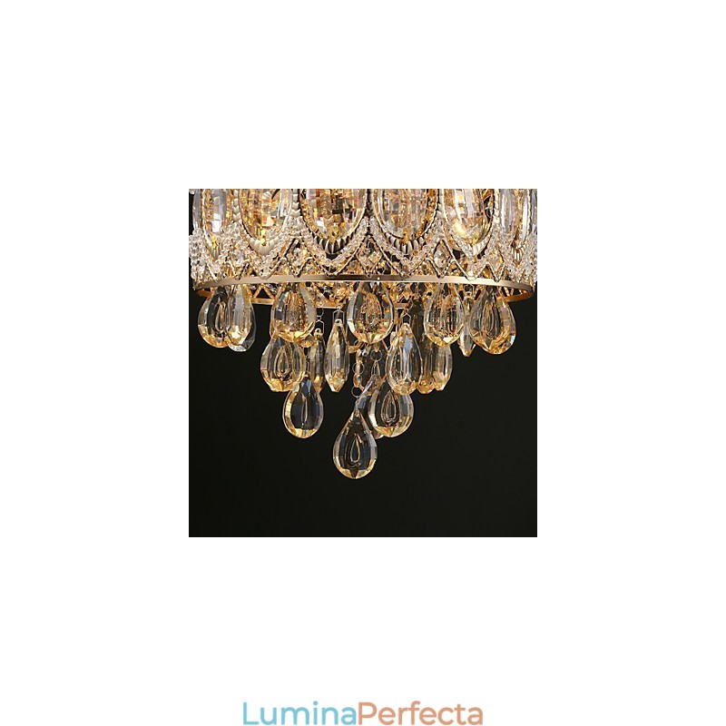 Candelabru din Cristal Champagne Romantic Aur