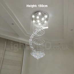 9 Lumini Modern K9 Crystal Plafon pandantiv Candelabru de interior Iluminat Lămpi Corpuri