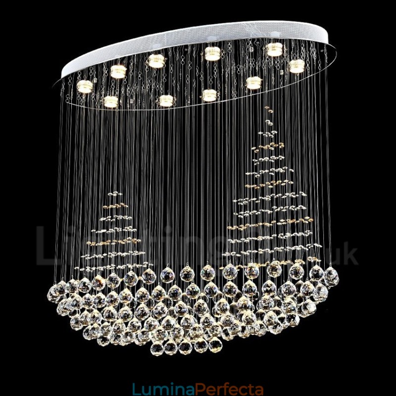 10 Lumini Modern K9 Crystal Plafon Pendant Lampă Interioară Iluminat Lămpi Corpuri
