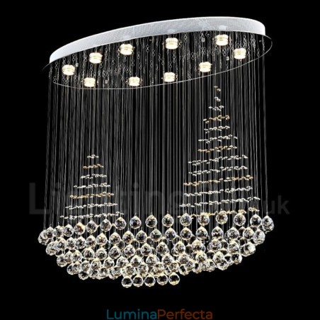 10 Lumini Modern K9 Crystal Plafon Pendant Lampă Interioară Iluminat Lămpi Corpuri 10 Lumini Modern K9 Crystal Plafon Pendant Lampă Interioară Iluminat Lămpi Corpuri