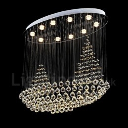 10 Lumini Modern K9 Crystal Plafon Pendant Lampă Interioară Iluminat Lămpi Corpuri