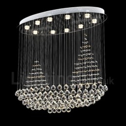10 Lumini Modern K9 Crystal Plafon Pendant Lampă Interioară Iluminat Lămpi Corpuri