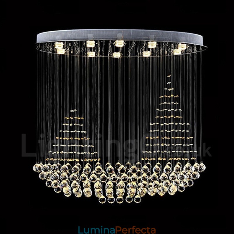 10 Lumini Modern K9 Crystal Plafon Pendant Lampă Interioară Iluminat Lămpi Corpuri