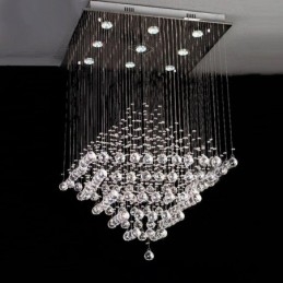 9 Lumini Modern K9 Crystal Plafon pandantiv Candelabru de interior Iluminat Lămpi Corpuri