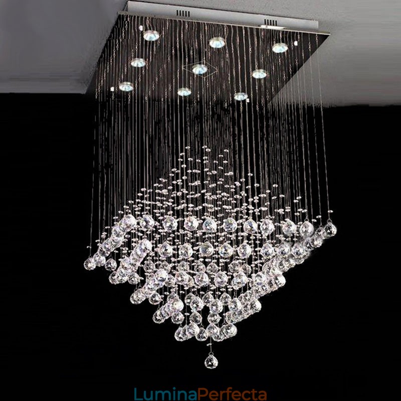 9 Lumini Modern K9 Crystal Plafon pandantiv Candelabru de interior Iluminat Lămpi Corpuri