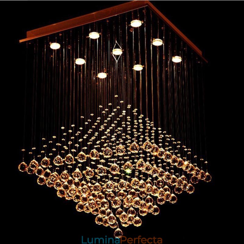 9 Lumini Modern K9 Crystal Plafon pandantiv Candelabru de interior Iluminat Lămpi Corpuri