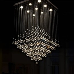 9 Lumini Modern K9 Crystal Plafon pandantiv Candelabru de interior Iluminat Lămpi Corpuri