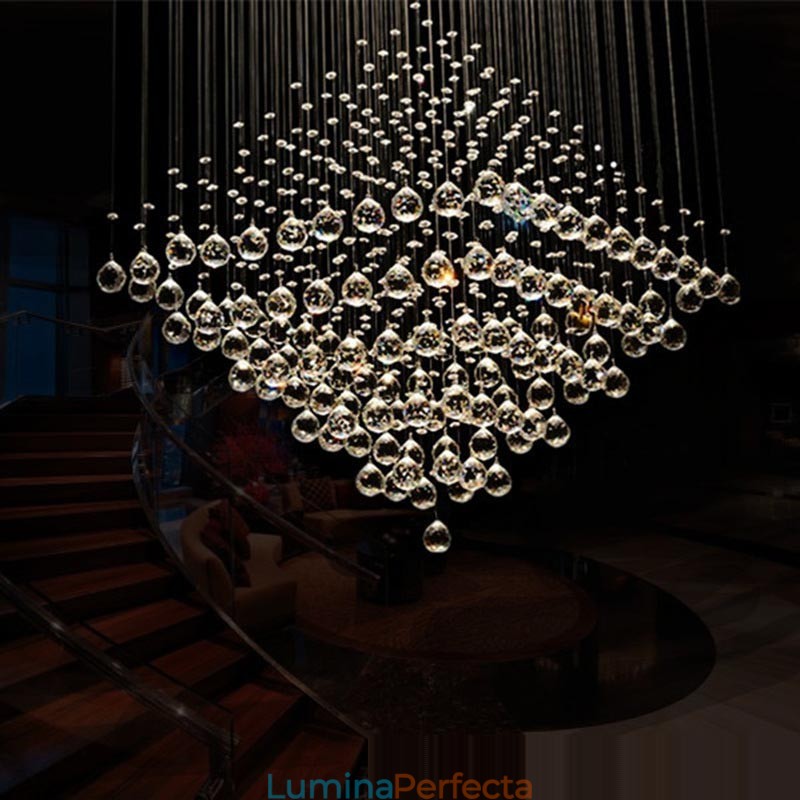 9 Lumini Modern K9 Crystal Plafon pandantiv Candelabru de interior Iluminat Lămpi Corpuri
