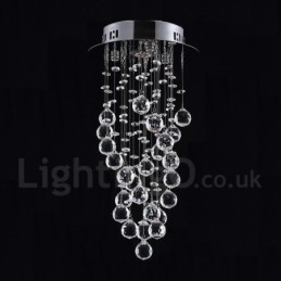 1 Lumină Modernă K9 Crystal Plafon Pendant Lampă Interioară Iluminat Lămpi Corpuri