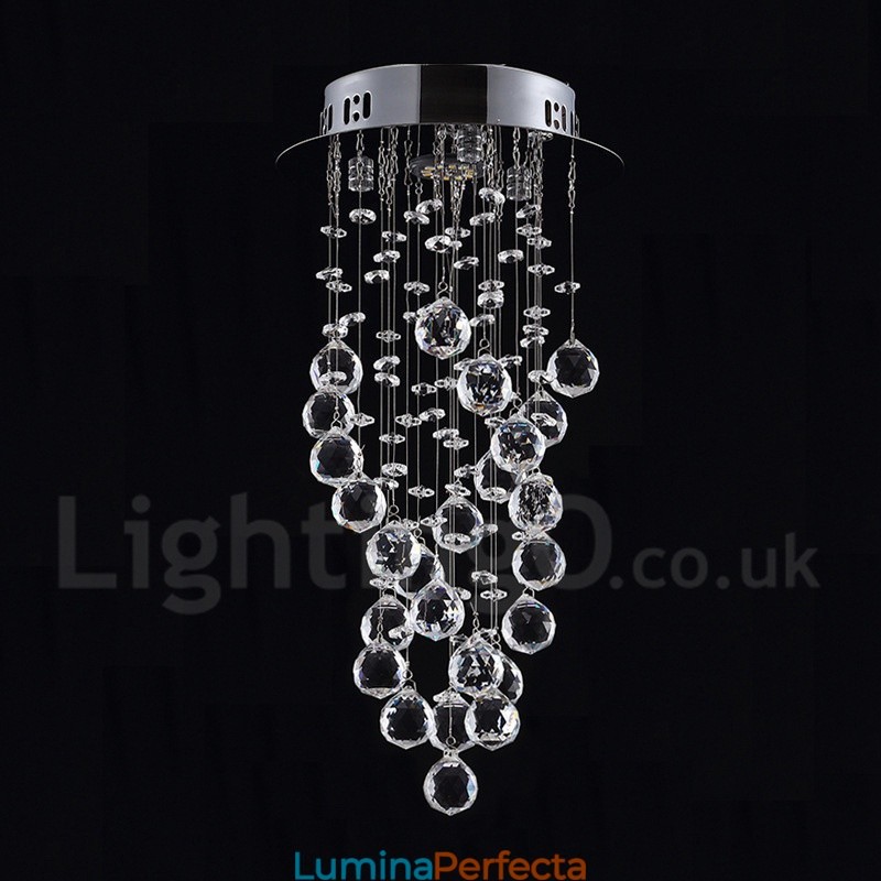 1 Lumină Modernă K9 Crystal Plafon Pendant Lampă Interioară Iluminat Lămpi Corpuri