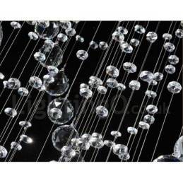 1 Lumină Modernă K9 Crystal Plafon Pendant Lampă Interioară Iluminat Lămpi Corpuri