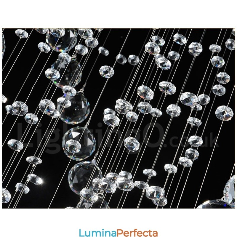 1 Lumină Modernă K9 Crystal Plafon Pendant Lampă Interioară Iluminat Lămpi Corpuri