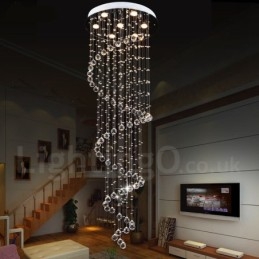 7 Lumini Modern K9 Crystal Plafon suspendat Candelabru de interior Iluminat Lămpi Corpuri