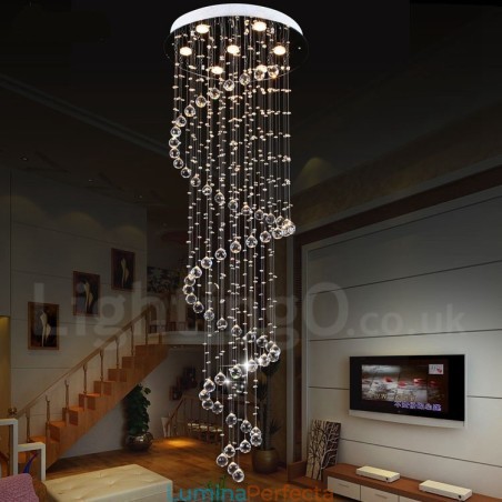 7 Lumini Modern K9 Crystal Plafon suspendat Candelabru de interior Iluminat Lămpi Corpuri 7 Lumini Modern K9 Crystal Plafon suspendat Candelabru de interior Iluminat Lămpi Corpuri