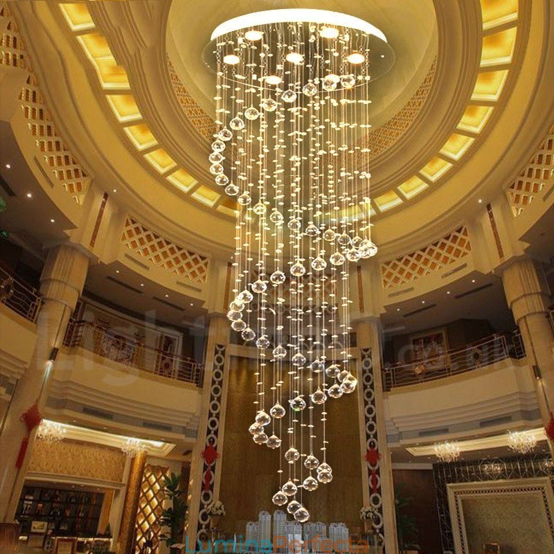 7 Lumini Modern K9 Crystal Plafon suspendat Candelabru de interior Iluminat Lămpi Corpuri