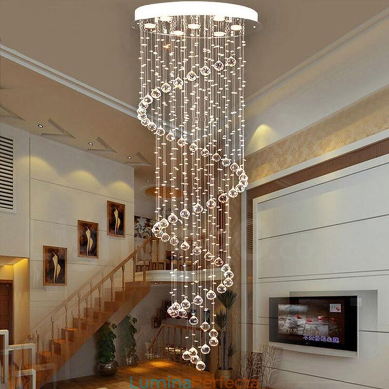 7 Lumini Modern K9 Crystal Plafon suspendat Candelabru de interior Iluminat Lămpi Corpuri