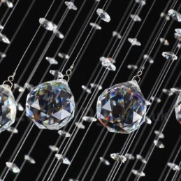 7 Lumini Modern K9 Crystal Plafon suspendat Candelabru de interior Iluminat Lămpi Corpuri