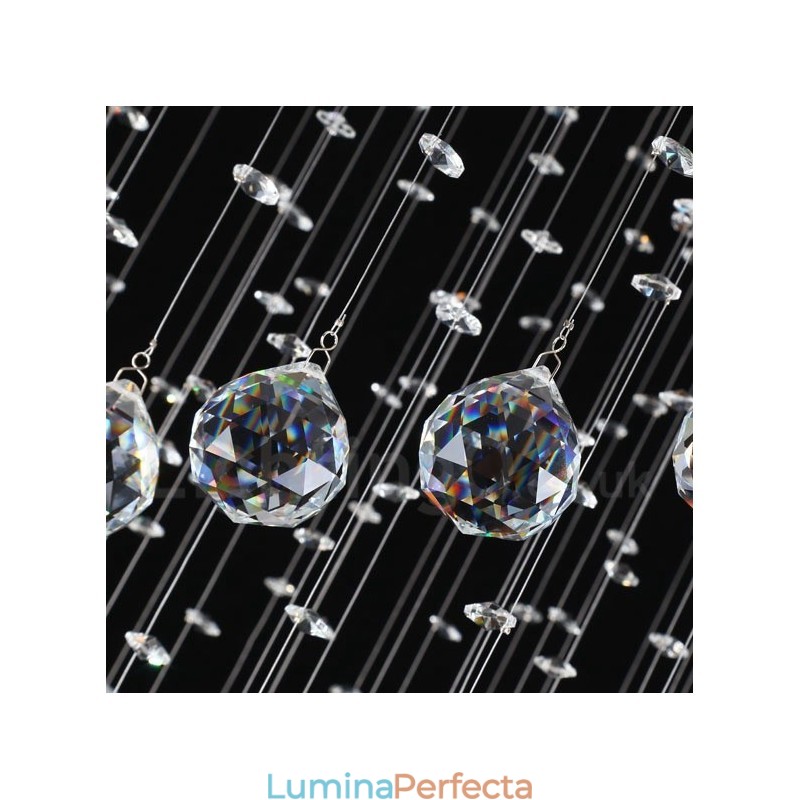 7 Lumini Modern K9 Crystal Plafon suspendat Candelabru de interior Iluminat Lămpi Corpuri