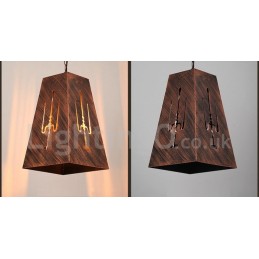 1 Lumină Retro Vintage Pendant Lampă Cafe House Pendant