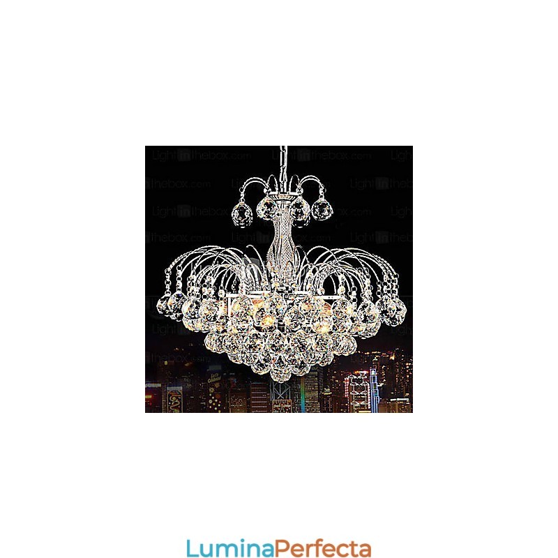 Candelabru de lux Modern Crystal Living 3 Lumini