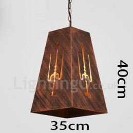 1 Lumină Retro Vintage Pendant Lampă Cafe House Pendant
