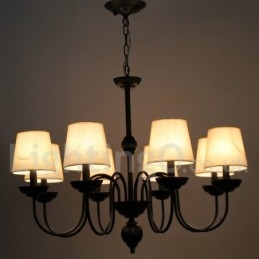 Candelabru cu 8 lumini, rustic, retro, în stil lumânare