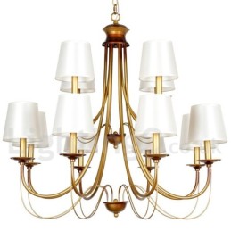 Candelabru cu 12 lumini în stil mediteranean, modern și contemporan, în stil lumânare