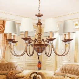 Candelabru în stil retro cu 8 lumini