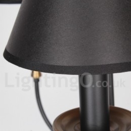Candelabru retro contemporan în stil lumânare cu 6 lumini