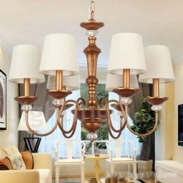 Candelabru în stil lumânare retro, negru, rustic, cu 6 lumini
