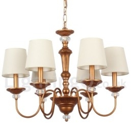 Candelabru în stil lumânare retro, negru, rustic, cu 6 lumini