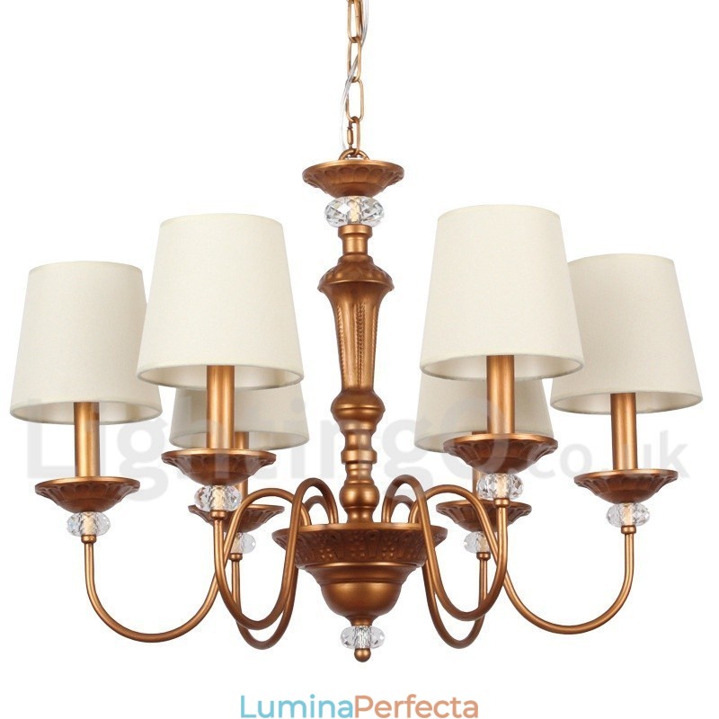 Candelabru în stil lumânare retro, negru, rustic, cu 6 lumini