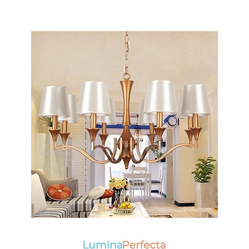 Candelabru în stil lumânare cu 8 lumini