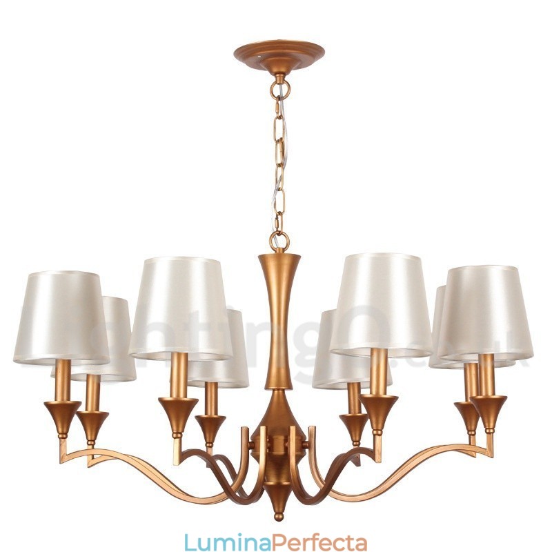 Candelabru în stil lumânare cu 8 lumini