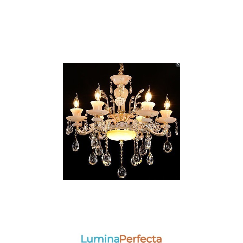 Pandantiv în stil european Pandantiv din cristal de jad din aliaj de zinc