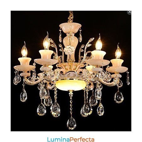 Pandantiv în stil european Pandantiv din cristal de jad din aliaj de zinc