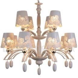 12 Lumini Rustic Retro Negru Candelabru Mare 2 Niveluri Candelabru Stil Lumanare