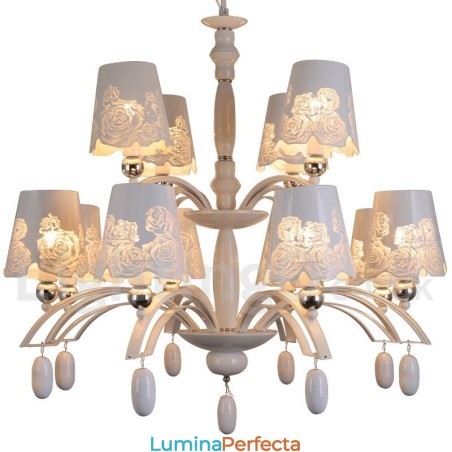 12 Lumini Rustic Retro Negru Candelabru Mare 2 Niveluri Candelabru Stil Lumanare 12 Lumini Rustic Retro Negru Candelabru Mare 2 Niveluri Candelabru Stil Lumanare