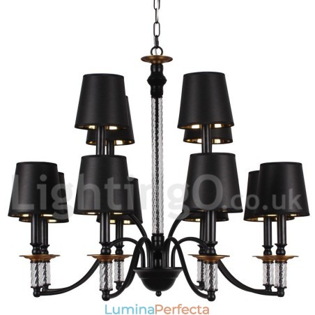 12 Lumini Rustic Retro Negru Candelabru Mare 2 Niveluri Candelabru Stil Lumanare 12 Lumini Rustic Retro Negru Candelabru Mare 2 Niveluri Candelabru Stil Lumanare